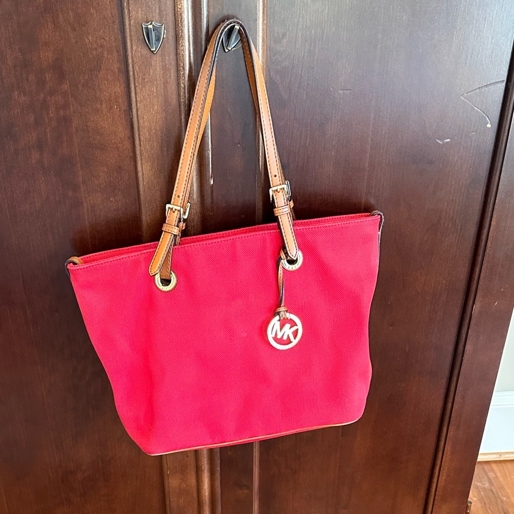 Michael kors red purse